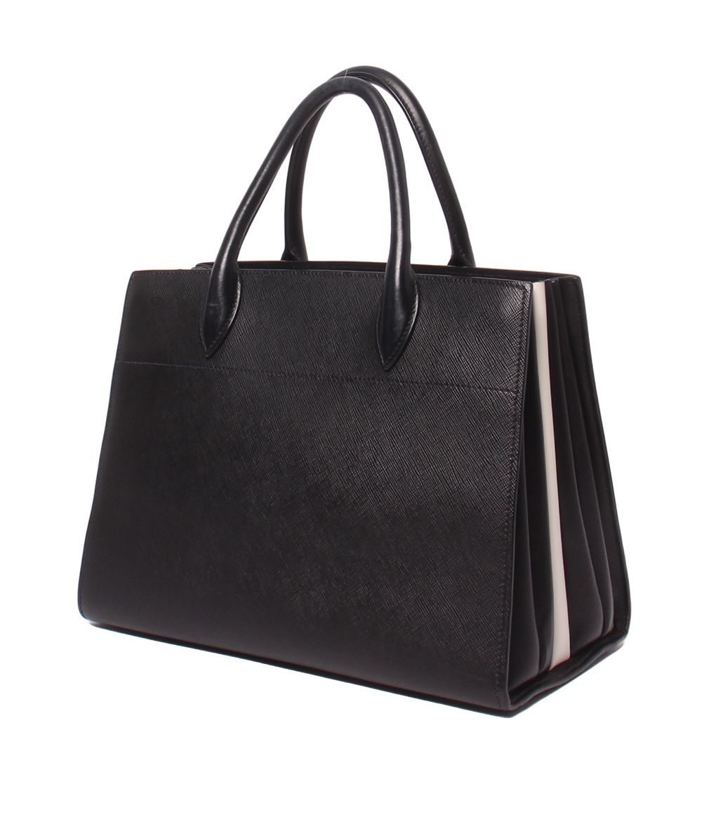 Prada 2-Way Shoulder Bag Crossbody Bibliotheque Saffiano — view 3