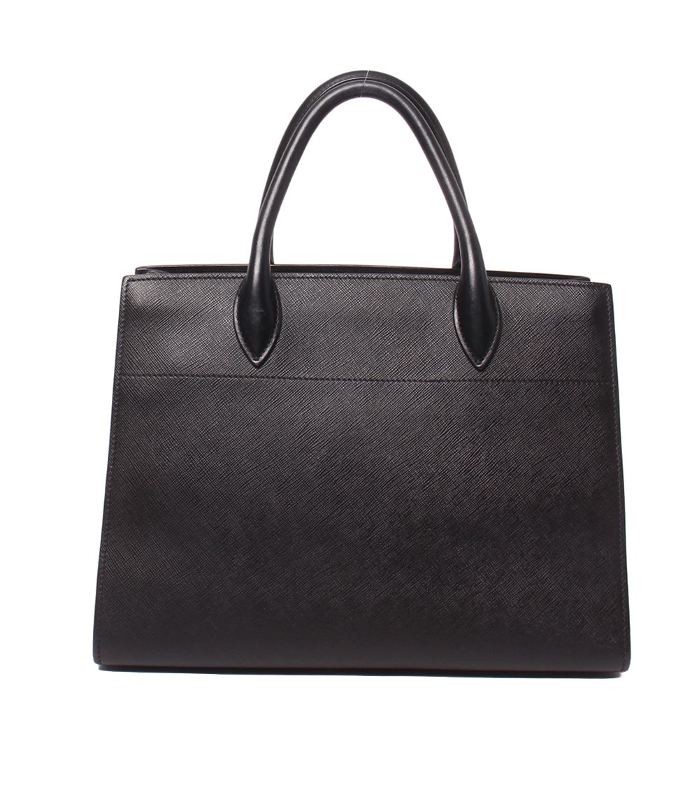 Prada 2-Way Shoulder Bag Crossbody Bibliotheque Saffiano — view 2