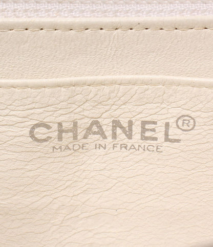 Chanel Chain Shoulder Bag Double Silver Chocolate — view 4