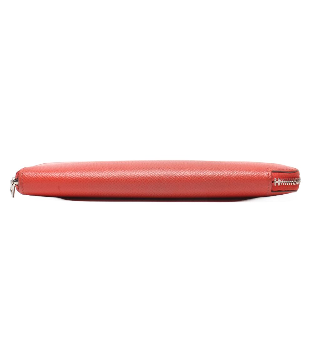 Hermes Zip Around Wallet Silver Azap Long Silk in — view 4