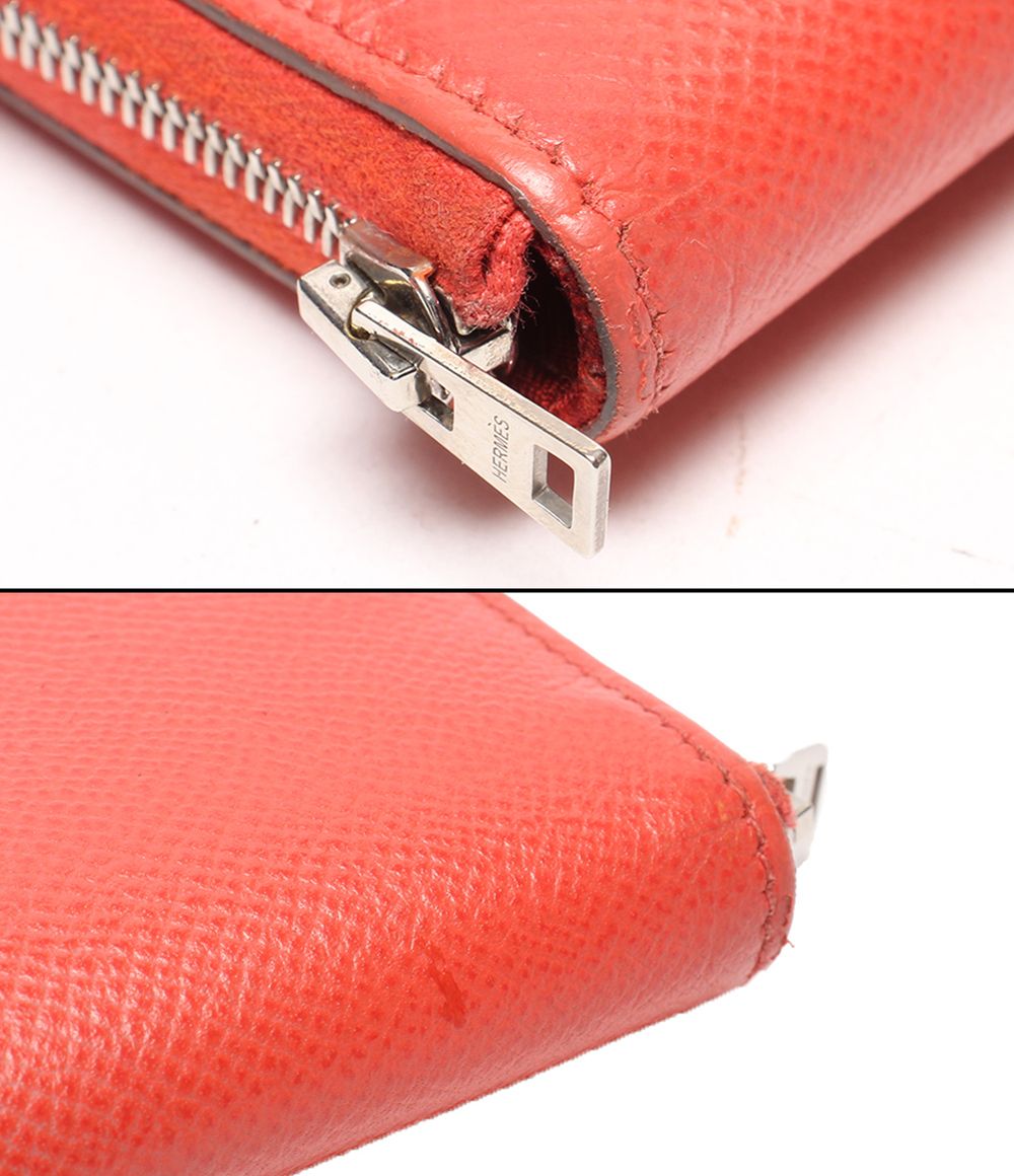 Hermes Zip Around Wallet Silver Azap Long Silk in — view 9