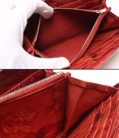 Hermes Zip Around Wallet Silver Azap Long Silk in — view 7