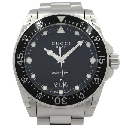 Gucci Watch Dive 136.3 SS Black