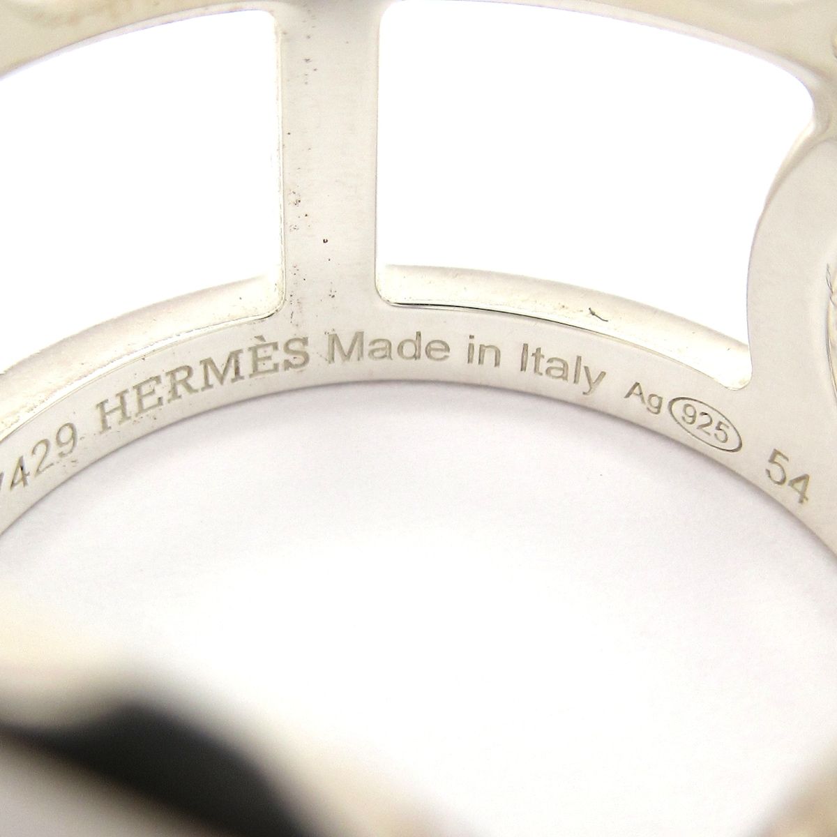 Hermes Ring 54 Silver — view 5