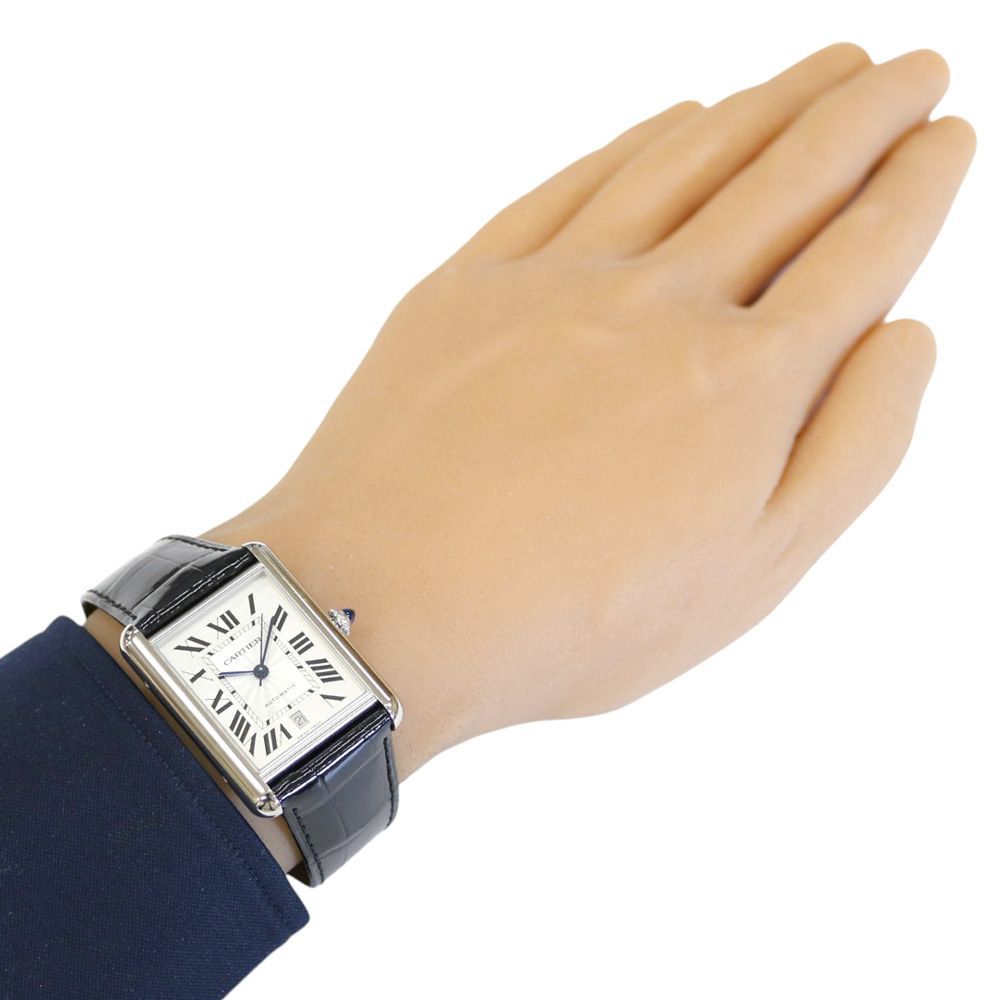 Cartier Tank Mast XL Watch Stainless Steel Automatic Winding — view 2