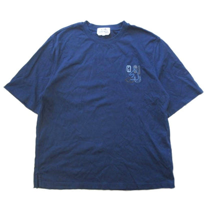Hermes Puzzle T-Shirt Leather Patch Mini Navy