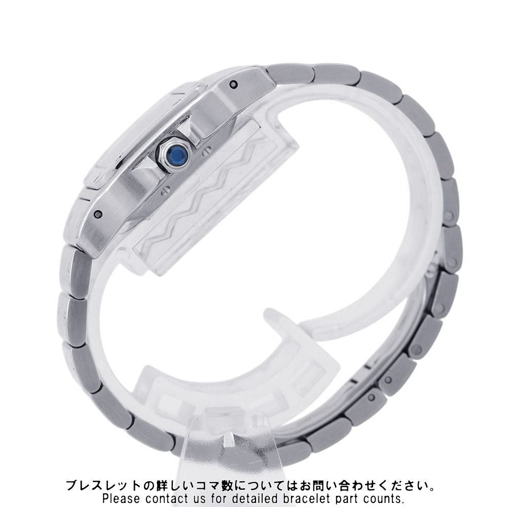 Cartier Santos Galbe SM Watch Silver Dial — view 2