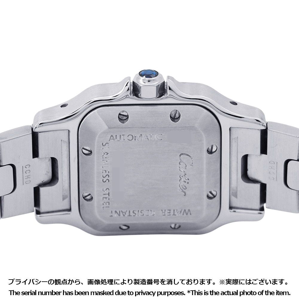 Cartier Santos Galbe SM Watch Silver Dial — view 3