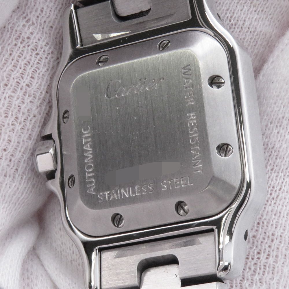 Cartier Santos Galbe SM Watch Silver Dial — view 9