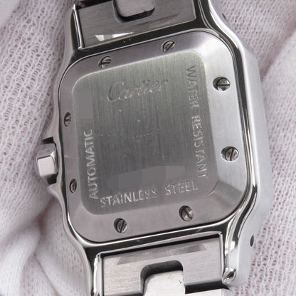 Cartier Santos Galbe SM Watch Silver Dial — view 9