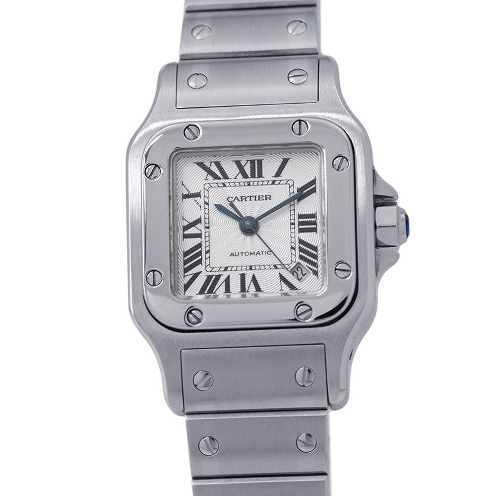 Cartier Santos Galbe SM Watch Silver Dial