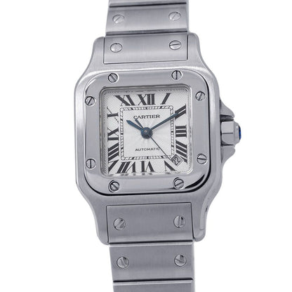 Cartier Santos Galbe SM Watch Silver Dial