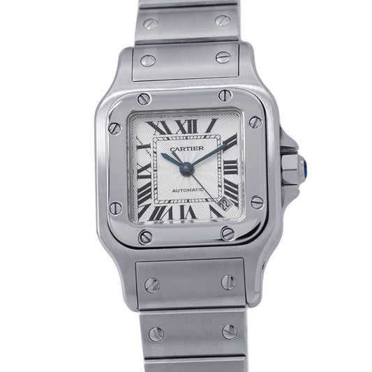 Cartier Santos Galbe SM Watch Silver Dial
