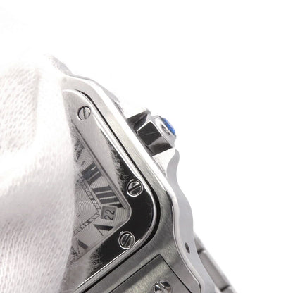 Cartier Santos Galbe SM Watch Silver Dial — view 7
