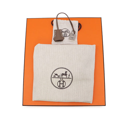 Hermes Birkin 25 Etoupe Silver Togo Handbag — view 9