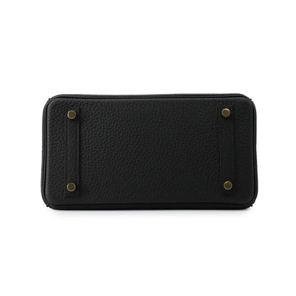 Hermes Birkin 25 Black Gold Togo Handbag — view 3