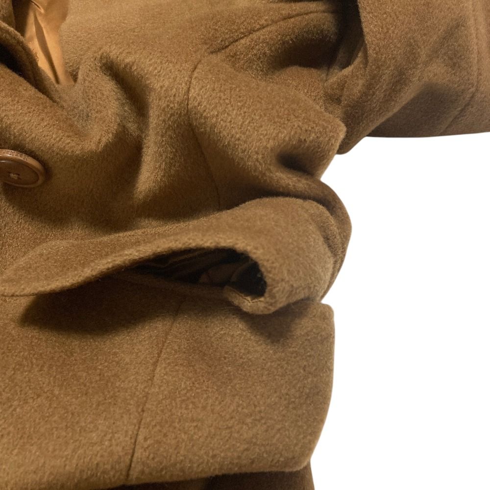 Max Mara Cashmere Blend Wool Chesterfield Coat 38 Brown — view 4