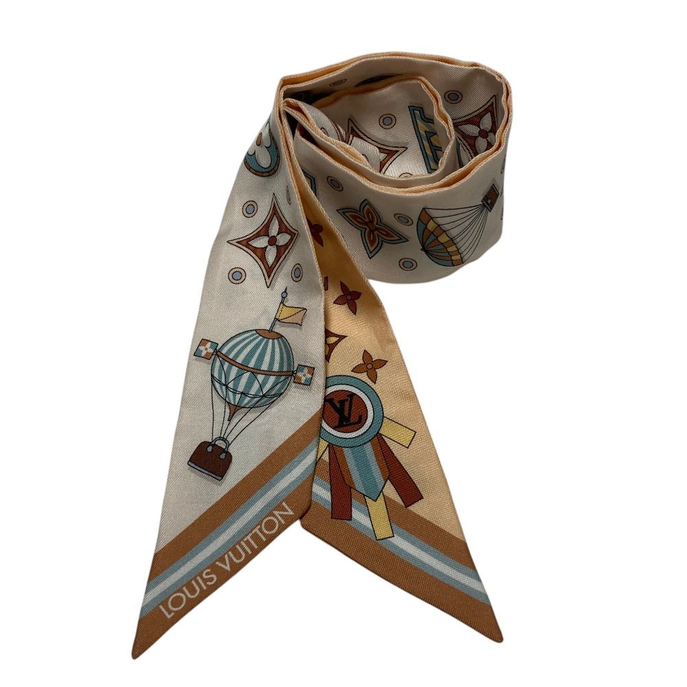 Louis Vuitton Bandeau BB From the Cloud Silk Scarf S Beige Multicolor — view 3