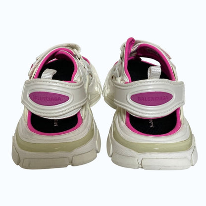 Balenciaga Bicolor Strap Sandals White Pink — view 3
