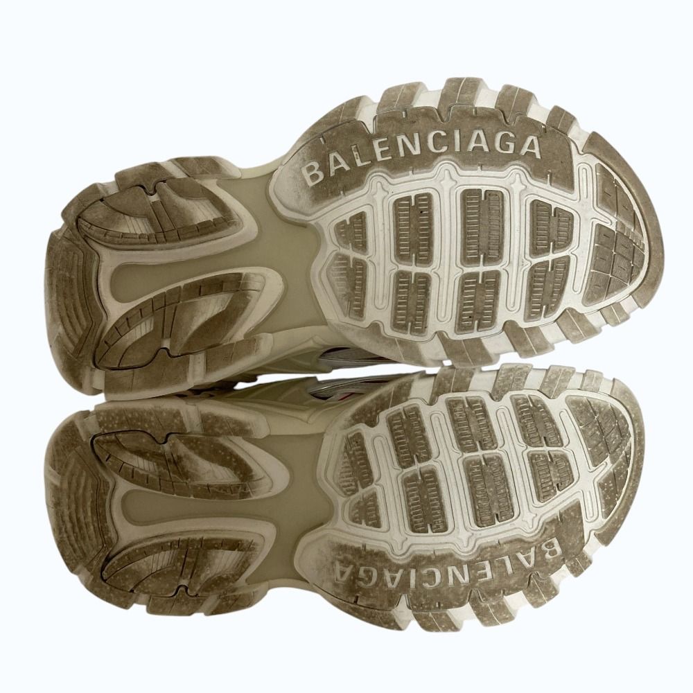 Balenciaga Bicolor Strap Sandals White Pink — view 4