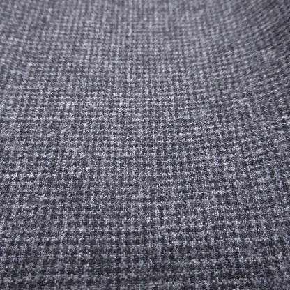 Brunello Cucinelli Leather Trim Check Wool Trousers Tuck Tapered Pants 40 Gray — view 6