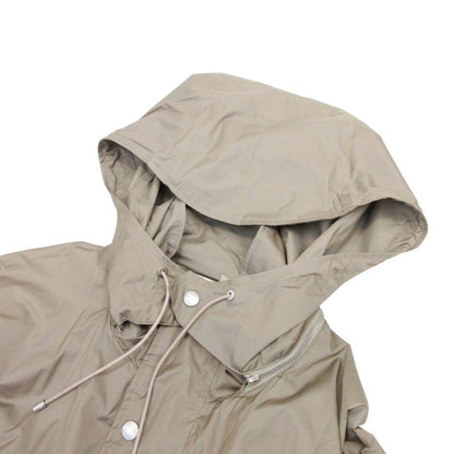 Hermes Series Button Mountain Hoodie Waterproof Leather Trim 52 Beige — view 3