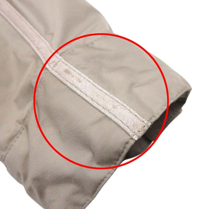 Hermes Series Button Mountain Hoodie Waterproof Leather Trim 52 Beige — view 8