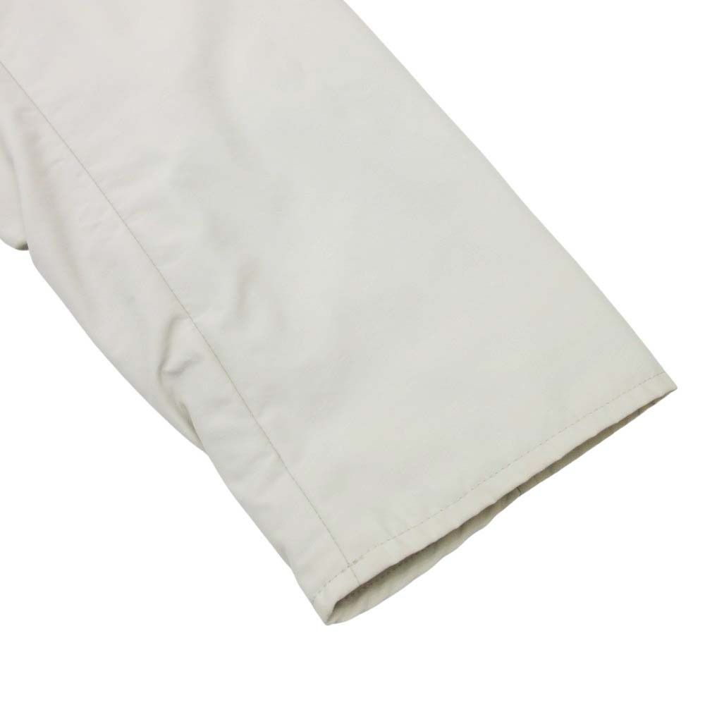Hermes Nylon Poly Jacket Zip Up Outer Hood 52 Light Beige — view 6