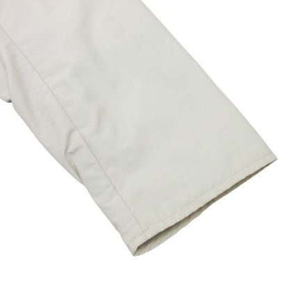 Hermes Nylon Poly Jacket Zip Up Outer Hood 52 Light Beige — view 6