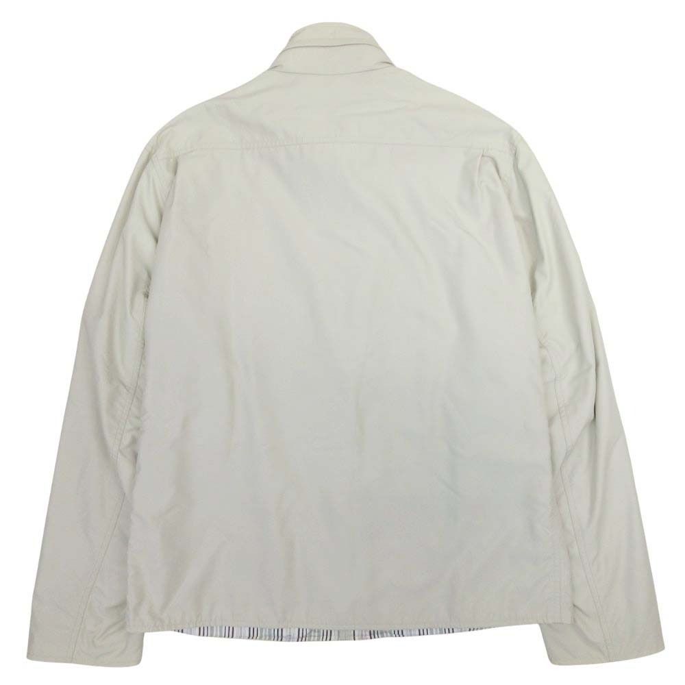 Hermes Nylon Poly Jacket Zip Up Outer Hood 52 Light Beige — view 2