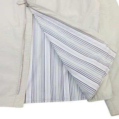 Hermes Nylon Poly Jacket Zip Up Outer Hood 52 Light Beige — view 5