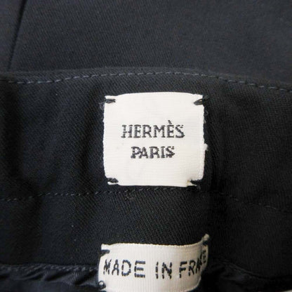 Hermes Martin Margiela Era Flare Skirt Tuck Knee Length Calf Wool Vintage 36 — view 5