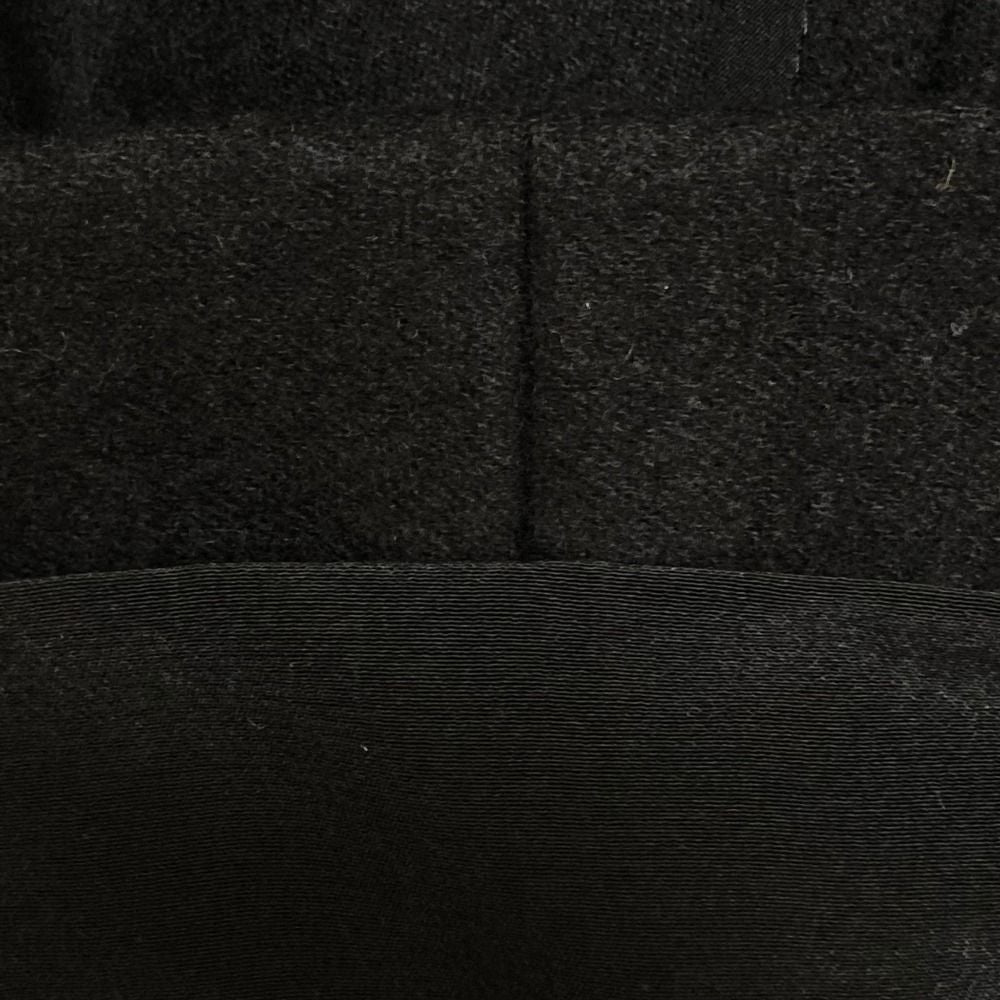 Fendi Cashmere Blend Lambskin Switch Short Sleeve Dress 36 Black — view 4