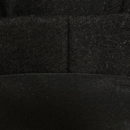 Fendi Cashmere Blend Lambskin Switch Short Sleeve Dress 36 Black — view 4