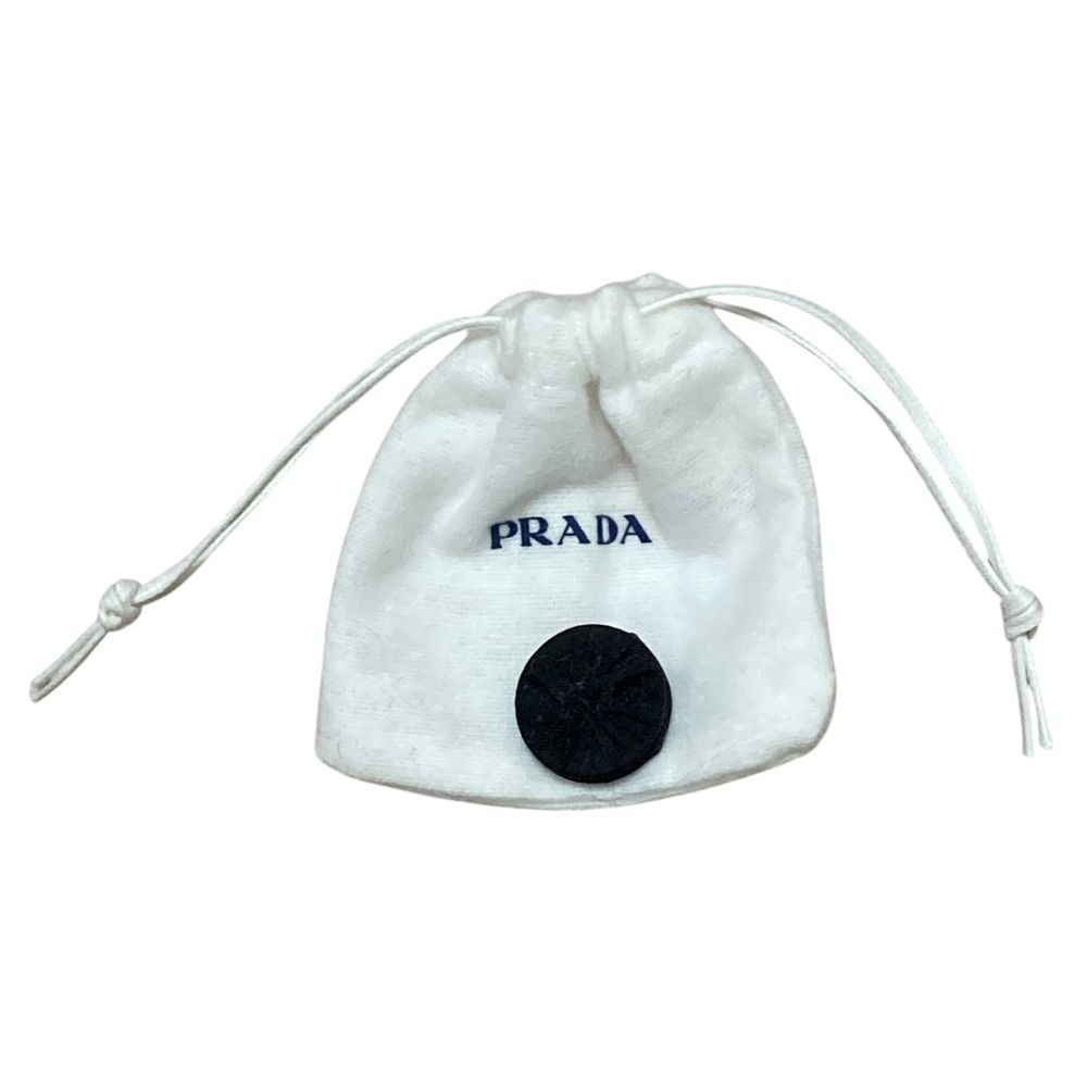 Prada Bijou Color Nylon Belted Coat 40 Black — view 9
