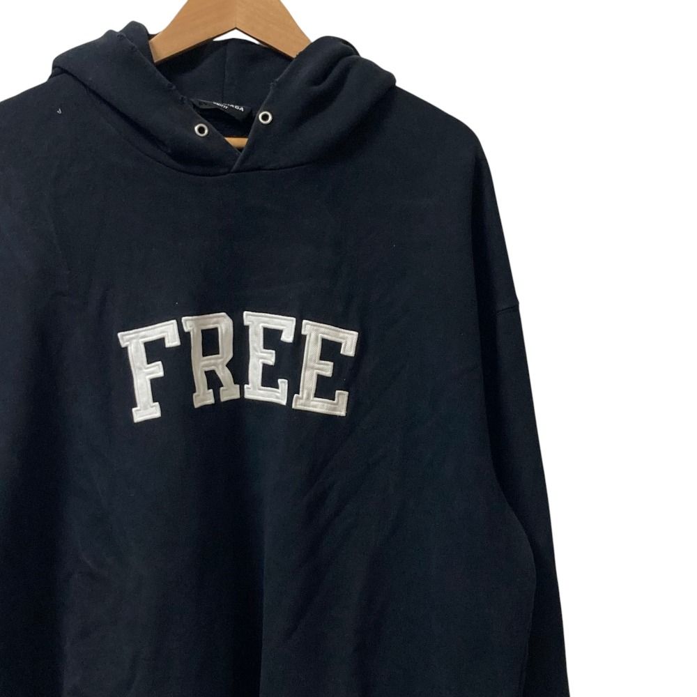 Balenciaga Damage Embroidery Logo Sweatshirt Hoodie Xxs Black White — view 2