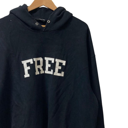 Balenciaga Damage Embroidery Logo Sweatshirt Hoodie Xxs Black White — view 2