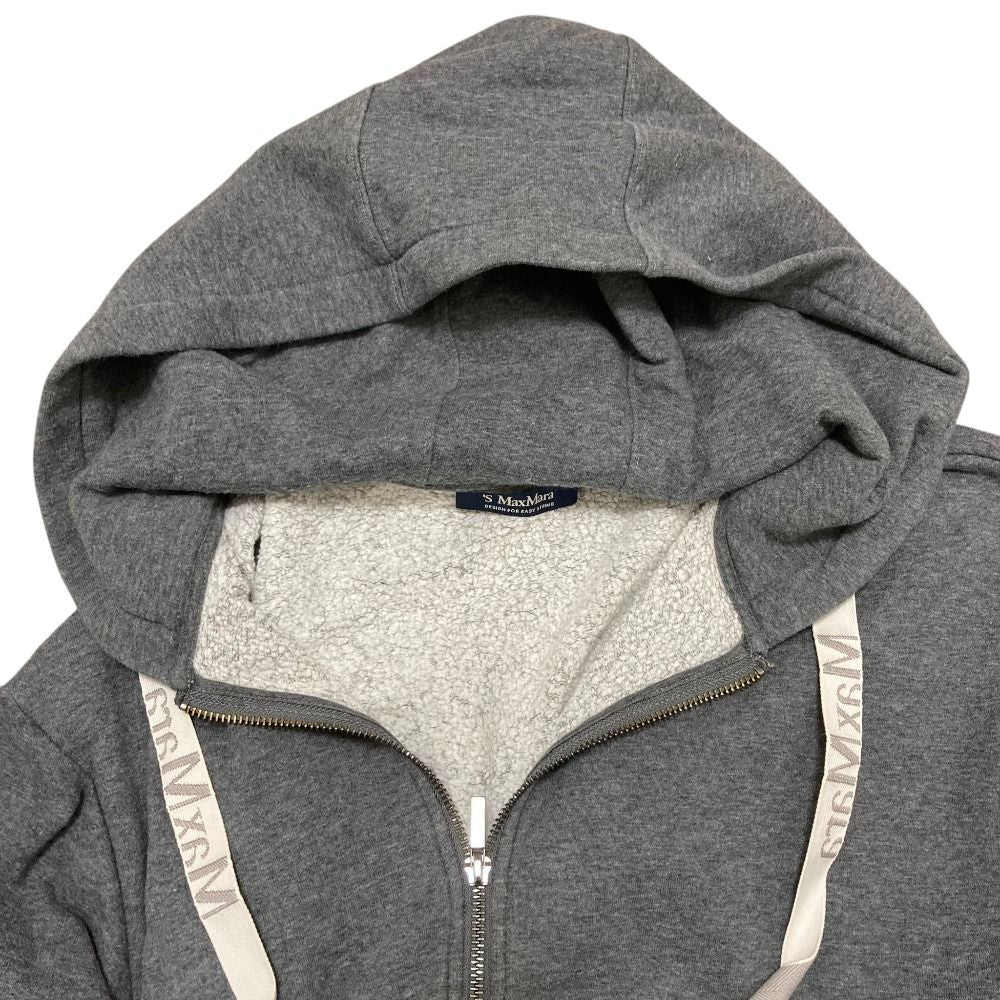 Max Mara S Maxmara Zip Up Hoodie M Gray — view 5