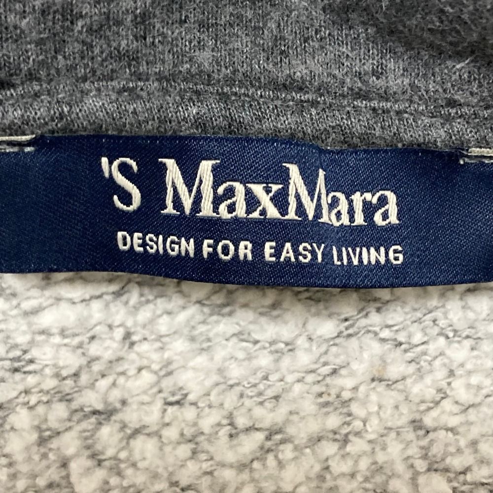 Max Mara S Maxmara Zip Up Hoodie M Gray — view 6