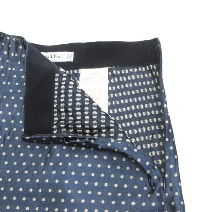 Dior Silk Shorts Dot Polka Dot Blue — view 4