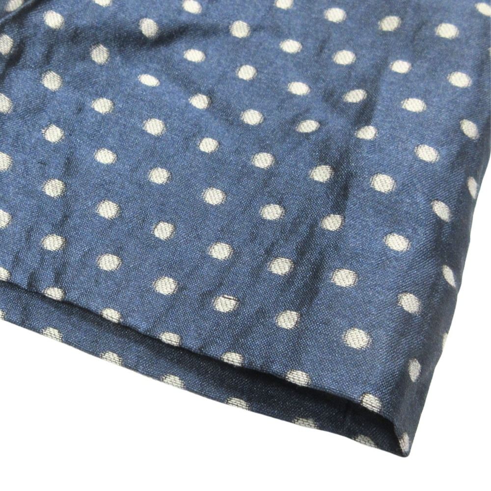 Dior Silk Shorts Dot Polka Dot Blue — view 3