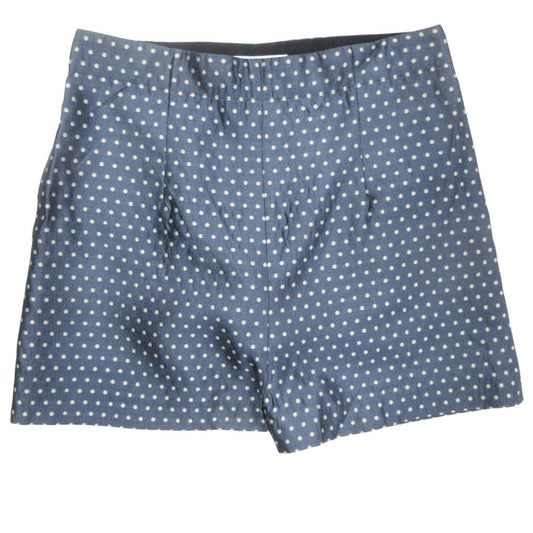 Dior Silk Shorts Dot Polka Dot Blue
