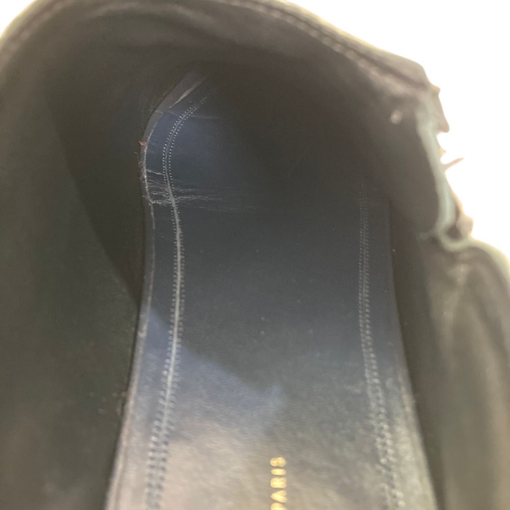 Celine Phoebe Philo Era Leather Pointed Toe Zipper Flat Shoes 36 Black — view 8