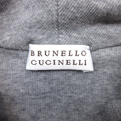 Brunello Cucinelli Draped Neck Top Hem Line Long Sleeve Top Knit Pullover M — view 7