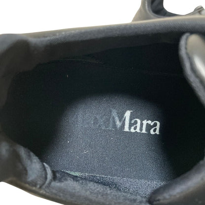Max Mara Bimaxi Logo Leather Sneakers 36.5 Black — view 8