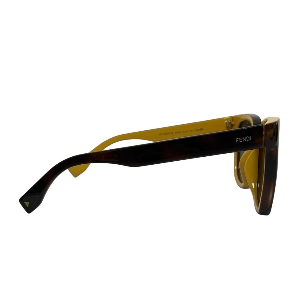 Fendi Sunglasses Acetate Frame S 53 Brown Yellow Eyewear — view 3