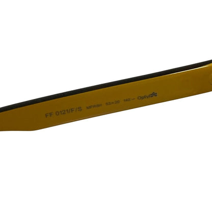 Fendi Sunglasses Acetate Frame S 53 Brown Yellow Eyewear — view 6