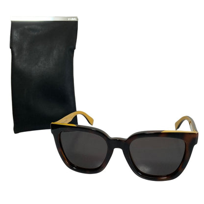 Fendi Sunglasses Acetate Frame S 53 Brown Yellow Eyewear — view 8