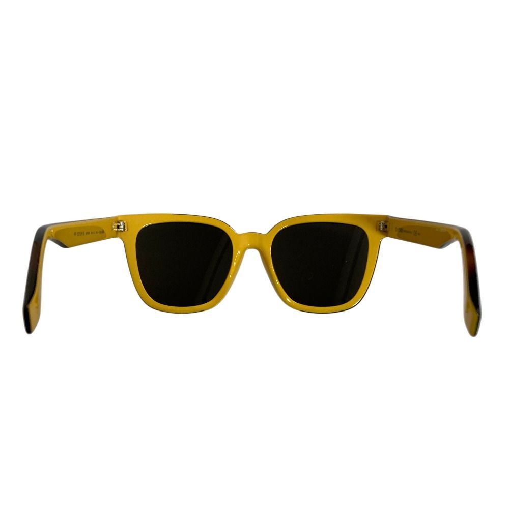 Fendi Sunglasses Acetate Frame S 53 Brown Yellow Eyewear — view 4