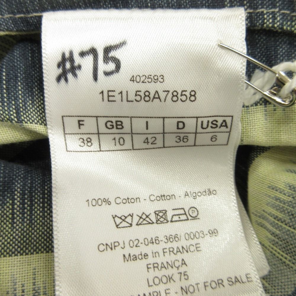 Dior Long Dress Striped Maxi Length Maokara 38 Beige Multi — view 7